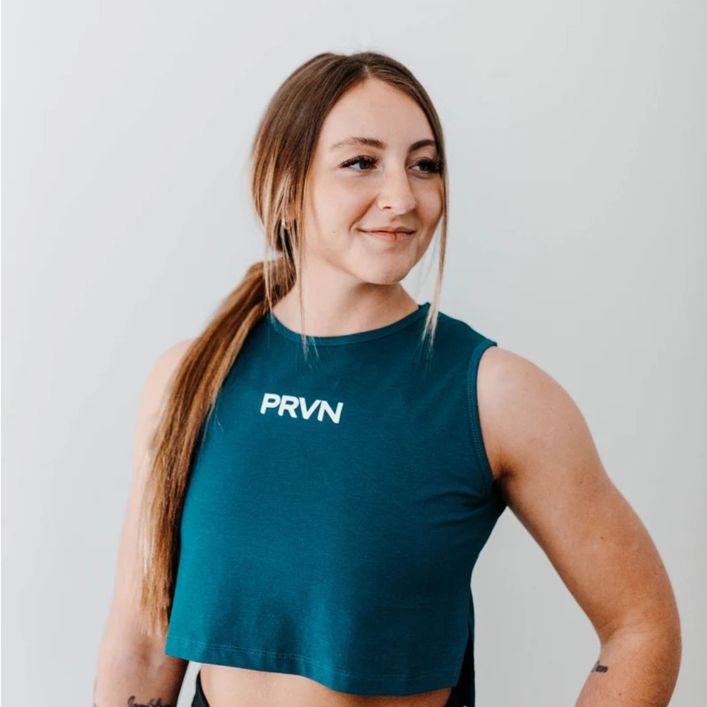 PRVN Women's Teal Crop Top